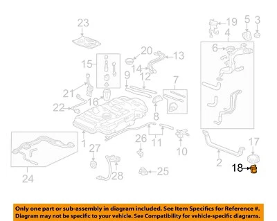 Used Fuel Pump fits: 2001 Honda Odyssey Pump Assembly Grade A Foto 1 de 3