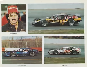 NASCAR MODIFIED STOCK CAR 1985-86 PHOTO MIKE STEFANIK & JAN LEATY 1993 CALENDAR - Bild 1 von 1
