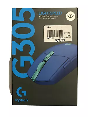 Logitech G305 Wireless Gaming Mouse - Blue - Image 1 of 2