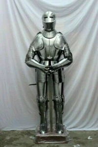 Medieval knight suit of Armor crusader combat full body wearable LARP SCA - Picture 1 of 6