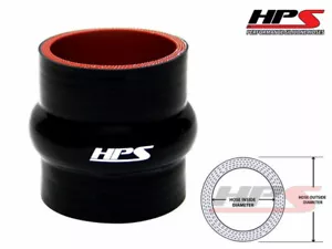 Manguera turbo acoplador intercooler de silicona de 6" de largo HPS 0,5" 13 mm 4 capas NEGRA - Imagen 1 de 1
