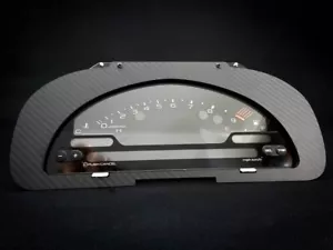 Twill Dry Carbon Fiber S2000 Cluster Conversion Bezel for 92-95 EG Honda Civic - Bild 1 von 3