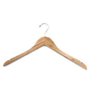 SSWBasics Perchas de Bambú para Ropa - Percha 17" - Estuche de 50 - Imagen 1 de 2