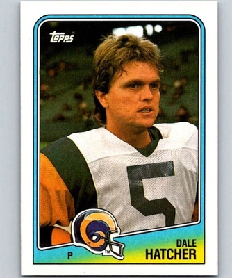 1988 Topps #293 Dale Hatcher Los Angeles Rams - Image 1 of 2
