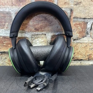 Microsoft Wireless Headset Schwarz 1944 für Xbox One & Xbox Series S|X - LESEN. - Bild 1 von 5