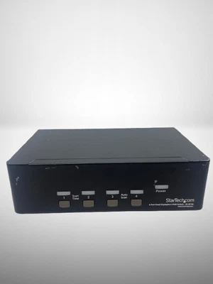 Star Tech 4-Port Dual DisplayPort KVM Switch - 4K 60 HZ FAST FREE SHIPPING b - Image 1 of 4