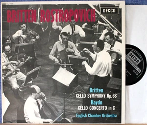 Rostropovich; Britten. Britten + Haydn (Cello concertos). Decca SXL 6138. NM - Picture 1 of 1