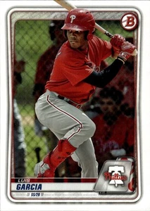 2020 Bowman Prospects #BP-126 Luis Garcia Philadelphia Phillies - Picture 1 of 2