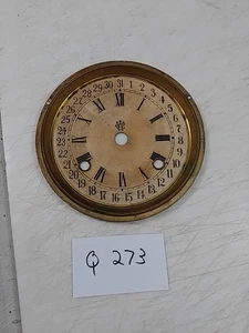 WATERBURY CALENDAR PARLOR CLOCK DIAL - Picture 1 of 4