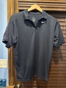 Nike Golf Dri-Fit Golf Polo Shirt Boys Youth Size XL Blue Short Sleeves - Picture 1 of 4