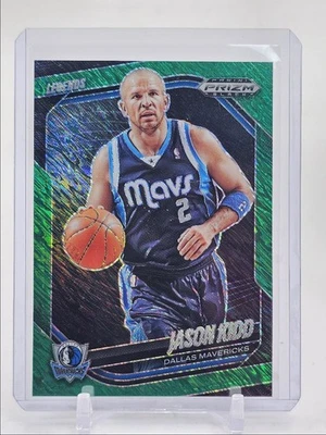 JASON KIDD 2024-25 PRIZM BLACK LEGENDS GREEN SHIMMER MAVERICKS/7 Q3701 Foto 1 de 2