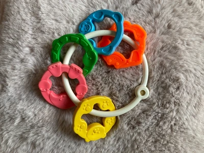 725⚜️ Ancien Hochet Fisher Price Vintage Activité D'éveil 1977 Réf 430 - Photo 1/2