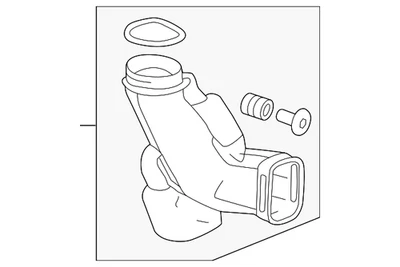 Genuine Honda 2013-2017 Accord Air Inlet Tube 17253-5A2-A00 - Image 1 of 2