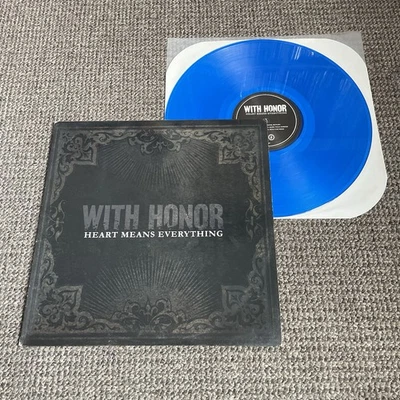 With Honor – Heart Means Everything Vinyl Record FIRST US Press /500 BLUE 2004 - Image 1 of 4