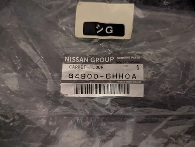 Nuevo juego de alfombrillas negras OEM 2024 Infiniti Q50 NUEVO OEM G4900-6H0A Foto 1 de 2