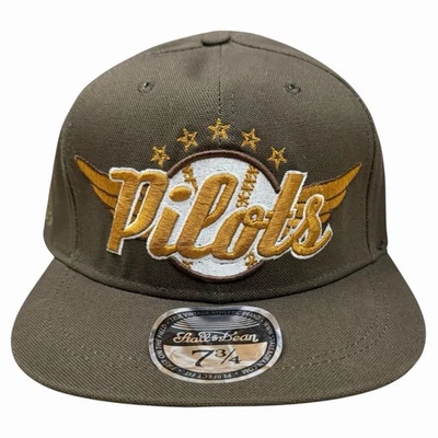 Gorra de béisbol de la Liga Negra de los Pilotos de Washington NNL ajustada con logotipo bordado de 7 3/4 Foto 1 de 4