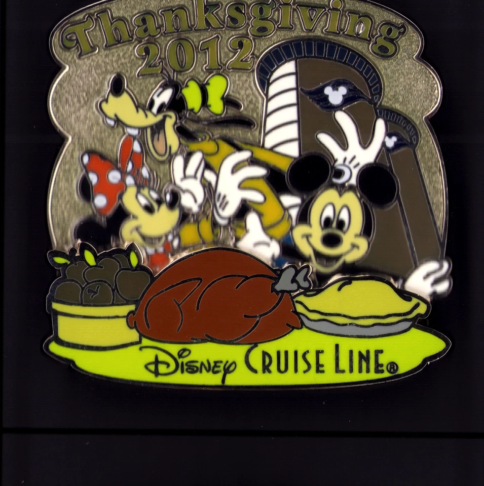DCL Cruise Line Thanksgiving 2012 Mickey Minnie Goofy LE ... - Image 1 of 1