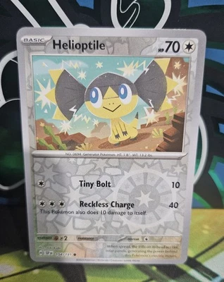 Helioptile - 154/191 - NM - Reverse Holo - SV08: Surging Sparks - Pokemon - Image 1 of 2