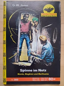 Thriller Fledermaus Kriminalroman Nr.350 - Z1-2 Pabel Romanheft Erstdruck - Picture 1 of 3