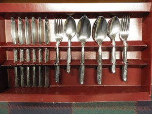 W.A. Rogers (Oneida) - 24 Stk. Service für 6 - Mexiko - Floral - Edelstahl - Neu - Bild 1 von 4