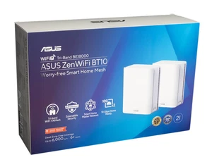 ASUS ZenWiFi BT10 Tri-Band BE18000 WiFi 7 Mesh System (2-Pack) – Open Box - Picture 1 of 8