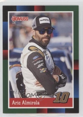 2021 Panini Donruss NASCAR Retro 1988 Green /99 Aric Almirola #134 - Image 1 of 2