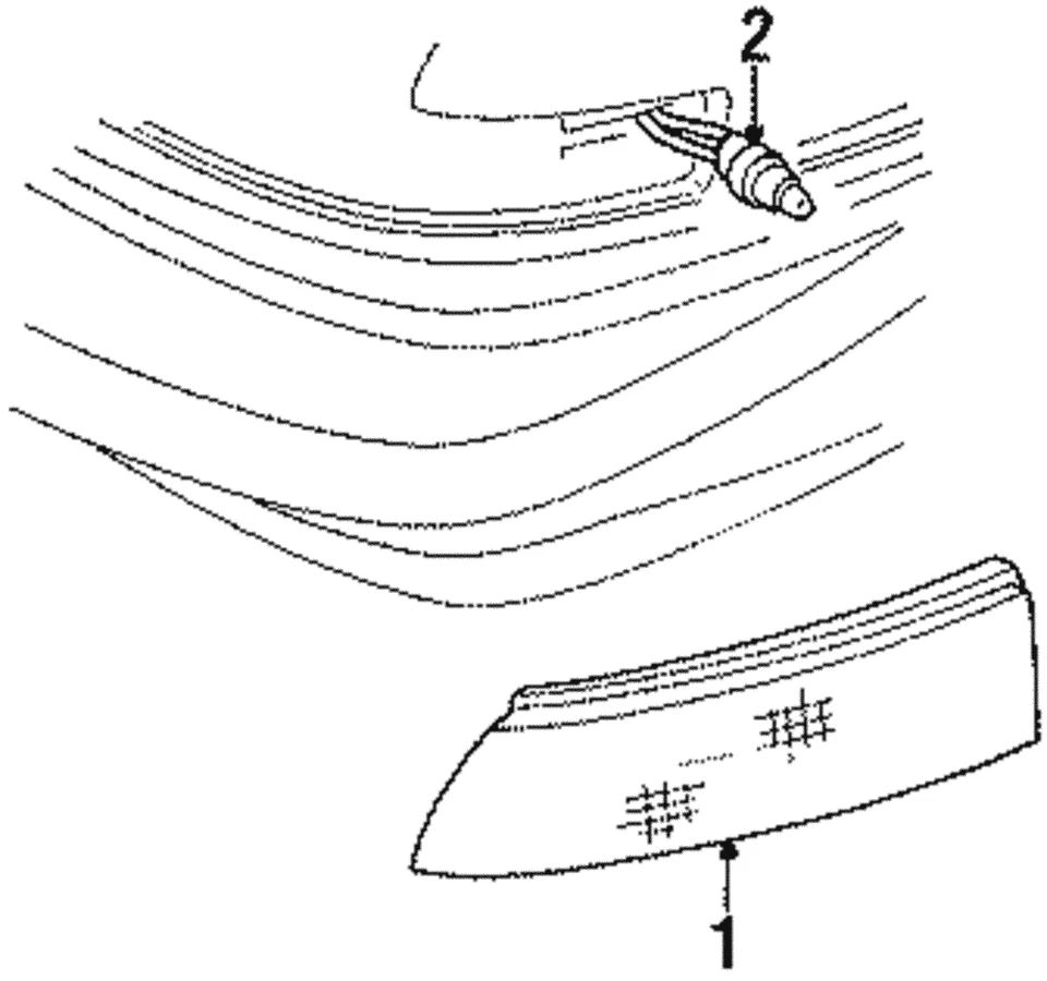 Lámpara marcadora lateral GM 05977349 genuina Foto 1 de 1