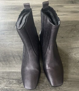 Homers Artisan Stiefeletten Leder Metallic Damen Gr. 37 Spanien Dress Display - Bild 1 von 10