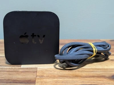 Apple TV 3rd Generation ➡️ WiFi Media Streamer Black A1469 - Tested - No Remote - Image 1 of 4