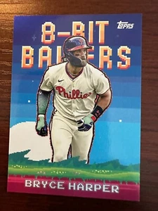 2025 Topps Celebration 8-Bit Ballers Bryce Harper #8B-5 Phillies - Picture 1 of 1