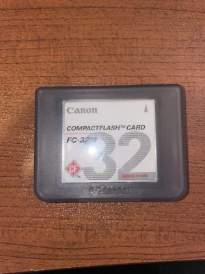 Canon Compactflash Memory Card FC-32M 32MB Camera - Image 1 of 4