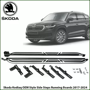 Barra gradini laterali stile OEM adatta per Skoda Kodiaq 2017-2024 Advanced - Foto 1 di 6