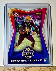 Brandon Aiyuk 2020 NFL Draft Night NFL #25 Football Card 49ers 1 of 514 - Picture 1 of 2