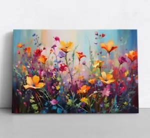 Stampa a olio su tela floreale arte da parete decorazione fiore - Foto 1 di 12