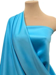 TECHNO POOL BLUE   58"  BTY.. STRETCH ..DRESSES, PANTS, JUMPSUITS, HEADBAND - Picture 1 of 10