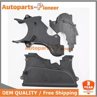 For Mazda Protege 1995-2001 DX/LX Sedan 3pcs B66010521B Engine Timing Cover Set - Image 1 of 4