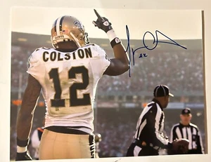Marques Colston autographed 11x14 photo New Orleans Saints - Picture 1 of 1