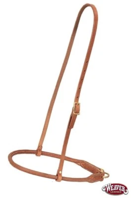 Rounded Leather Noseband Herman Oak Leather by Weaver Leather New