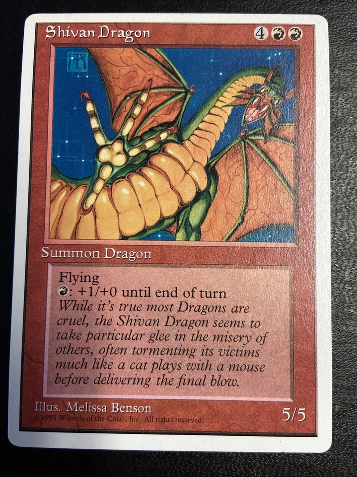 Shivan Dragon MTG Alternate Alt 4th Edition - Image 1 of 2
