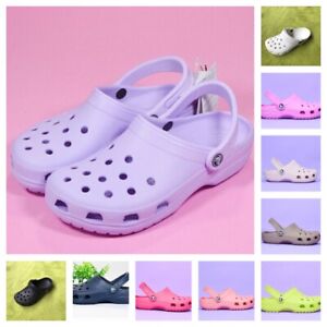 Crocs Shoes Classic Clogs Slippers Garden Breathable Shoes Men Women Adult