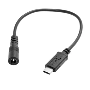 USB 3.1 Type C USB-C to DC 5.5 x 2.5mm Power Jack Extension Charge Cable - Picture 1 of 7