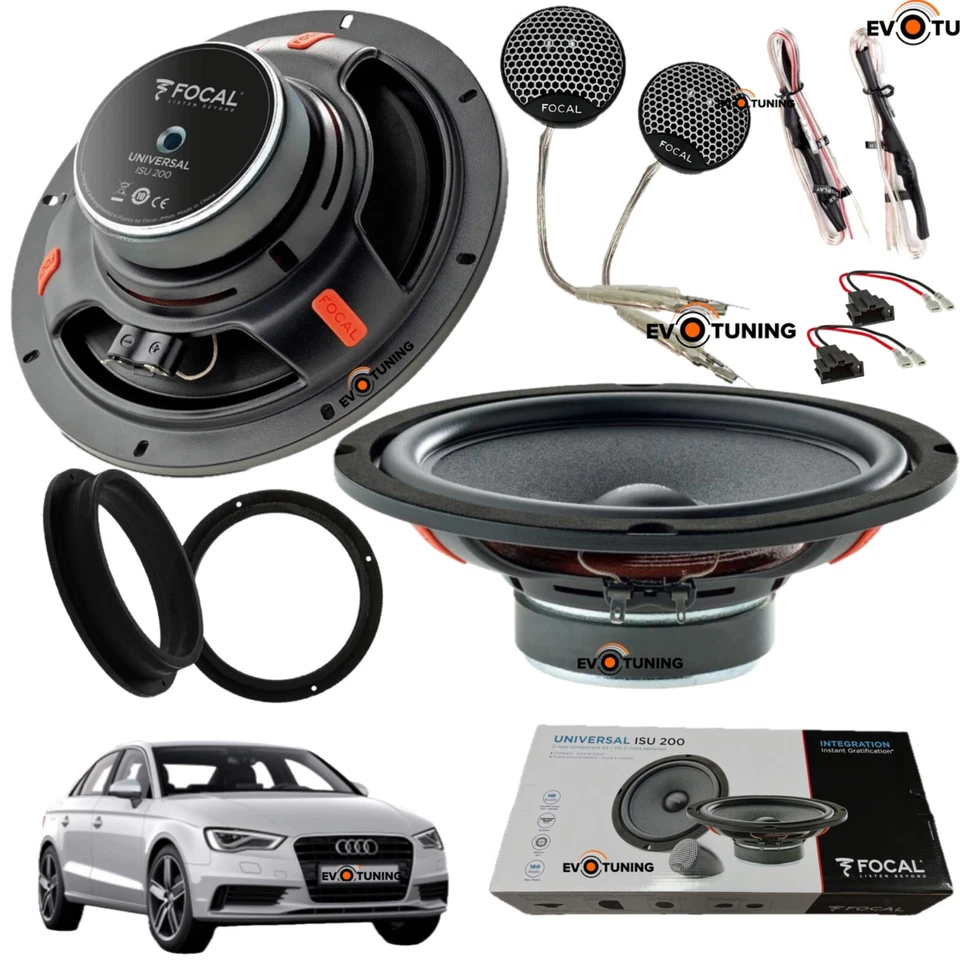 Kit 4 casse Altoparlanti Anteriori FOCAL ISU 200 per Audi A3 8V dal 2013> - Immagine 1 di 4