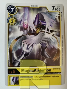 MagnaAngemon ® ST3-08 R ® Rara ® Digimon Heaven's Yellow ® Inglese - Picture 1 of 1
