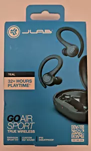 JLAB GO AIR SPORT HEADPHONES TRUE WIRELESS STEREO (TWS) IN-EAR SPORTS BLUETOOTH - Picture 1 of 8