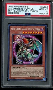 PSA 10 Chaos Emperor Dragon 2023 YU-GI-Oh! 25th Anniversary Edition FIRST GRADED - Picture 1 of 3