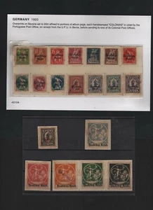 GERMANY 1920 BAVARIA SPECIMEN UPU - Picture 1 of 1