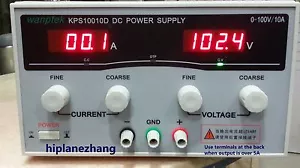 Adjustable Variable DC Power Supply Output 0-100V 0-10A AC110-220V KPS10010D - Picture 1 of 2