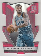 2013-14 Panini Spectra Red Die Cut Variations #77 Nikola Pekovic /25 