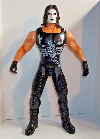 1999 - WRESTLER - STING / CROW - WCW / WWE - 13" POSABLE FIGURE - MARVEL Cover
