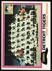 1981 Topps #666 Detroit Tigers - Sparky Anderson Cl, Mgr, Tc   - Free Shipping